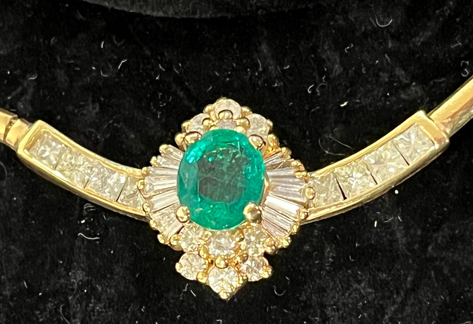 Diamond & Emerald Necklace (appraised at 13,746) Youth Villages